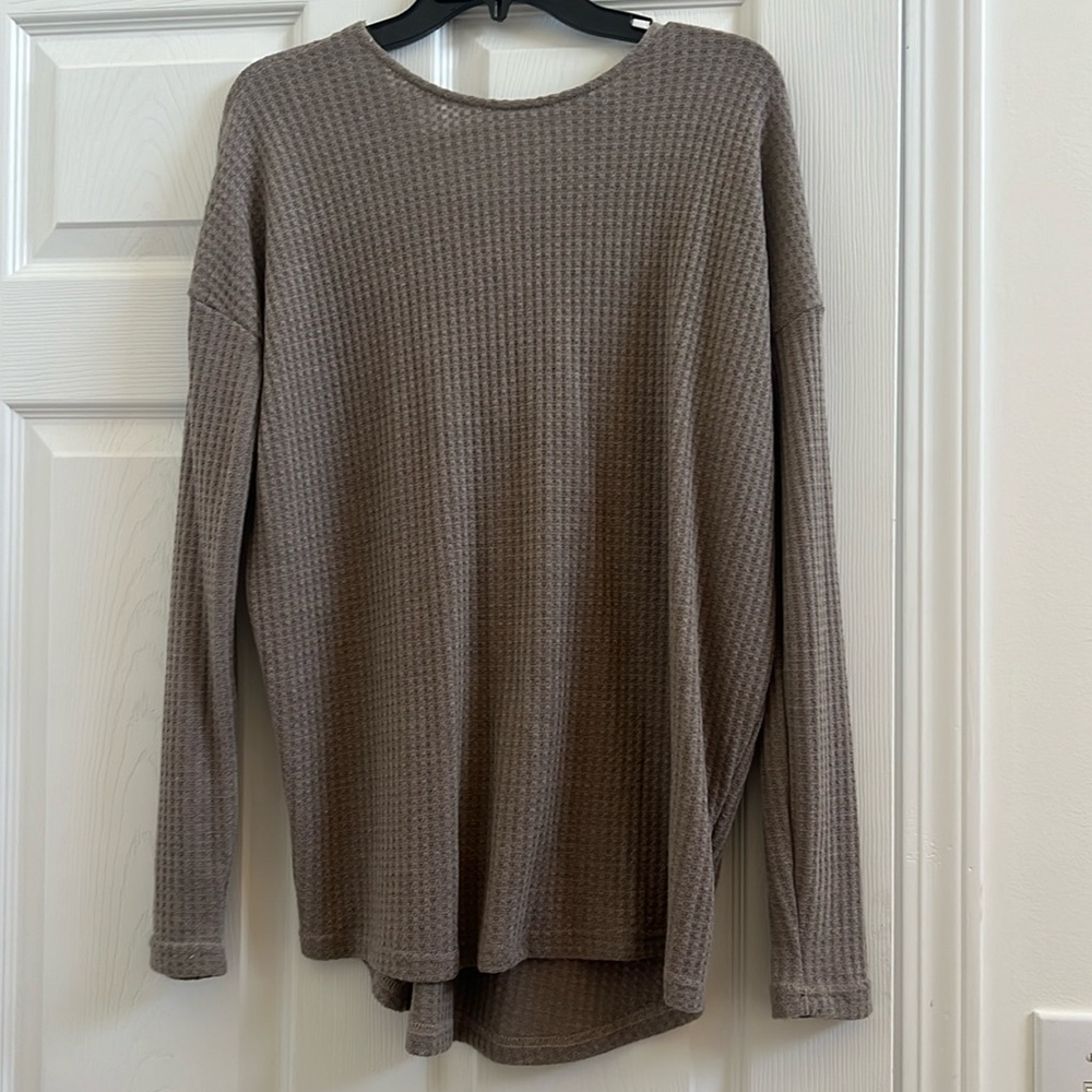 brown sweater from boutique